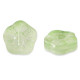 Abalorio de cristal 12mm Flor - Verde claro